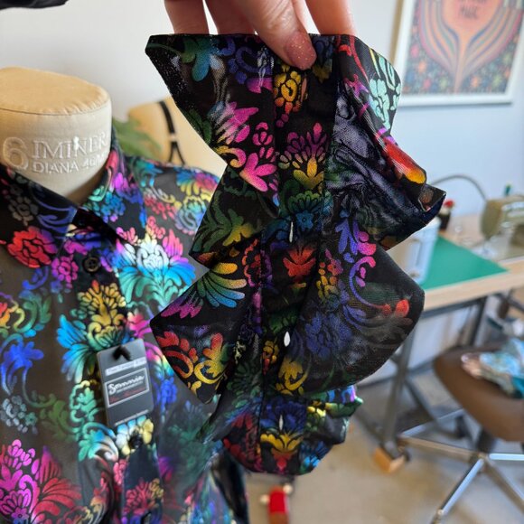 Somnia by Novesa London Celebration Women’s 3/4 Sleeve Blouse – Elegant Top - Picture 5 of 7